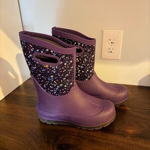 Purple Kids Bog Boots